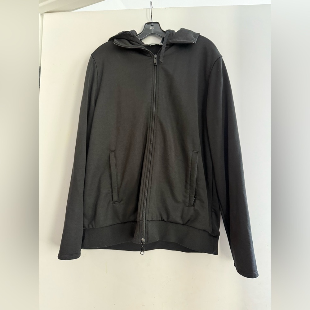 vince zip up hoodie size large